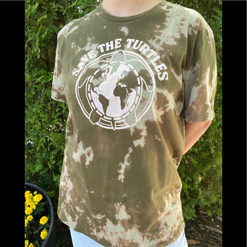 Customized Save the Turtles T shirt